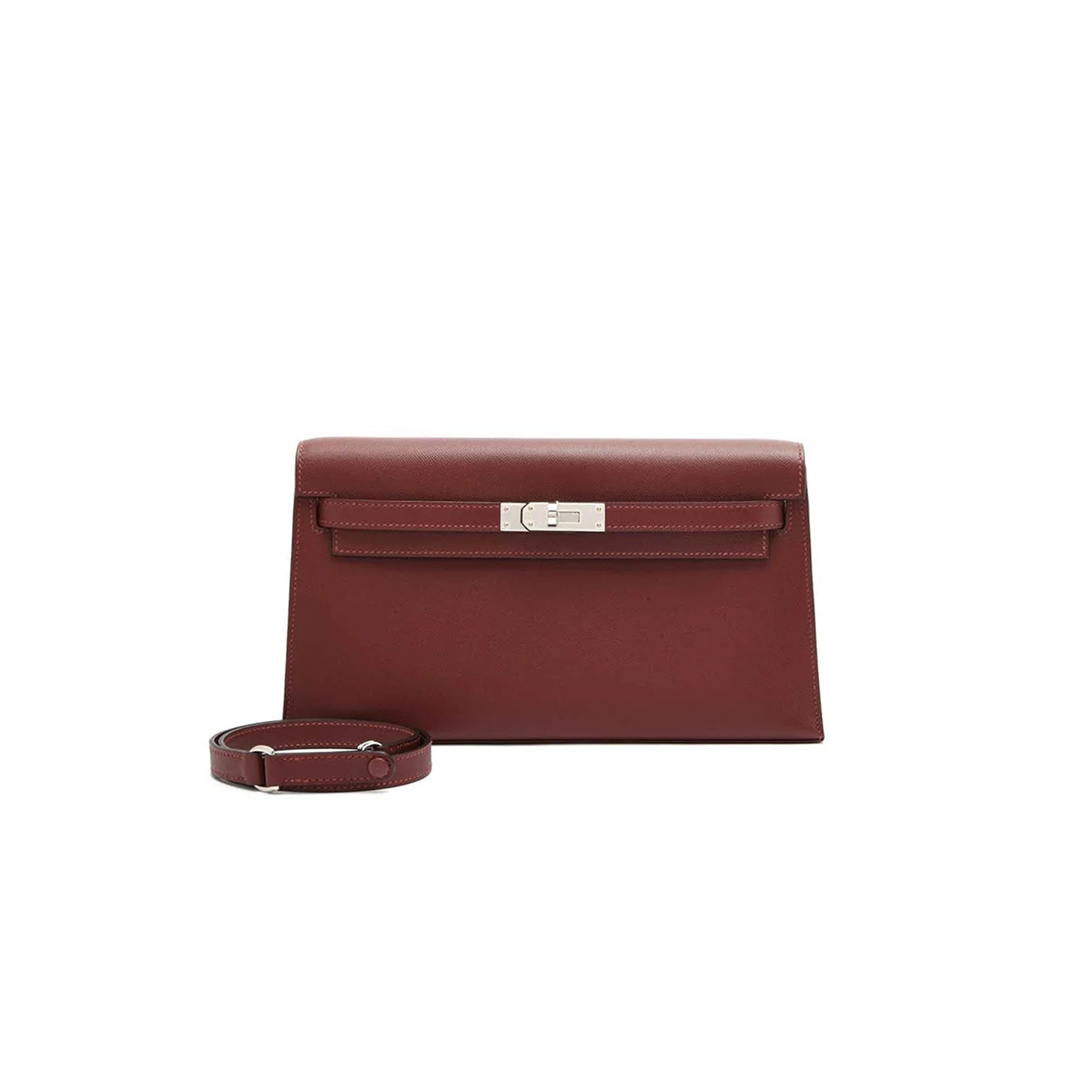 HERMÈS MASTER KELLY ELAN MADAME LEATHER WITH PALLADIUM HARDWARE (27.5*15*5cm)